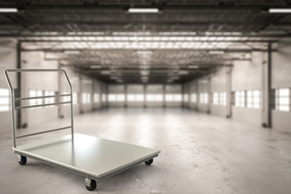 Carrinho plataforma inox direto da fábrica na Zona Norte