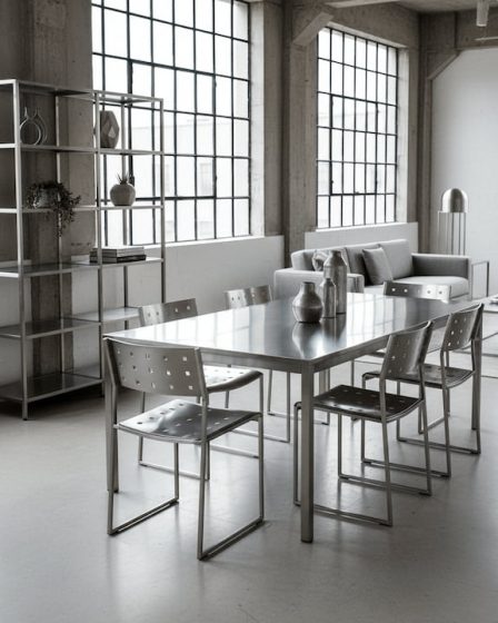 mobiliários em inox