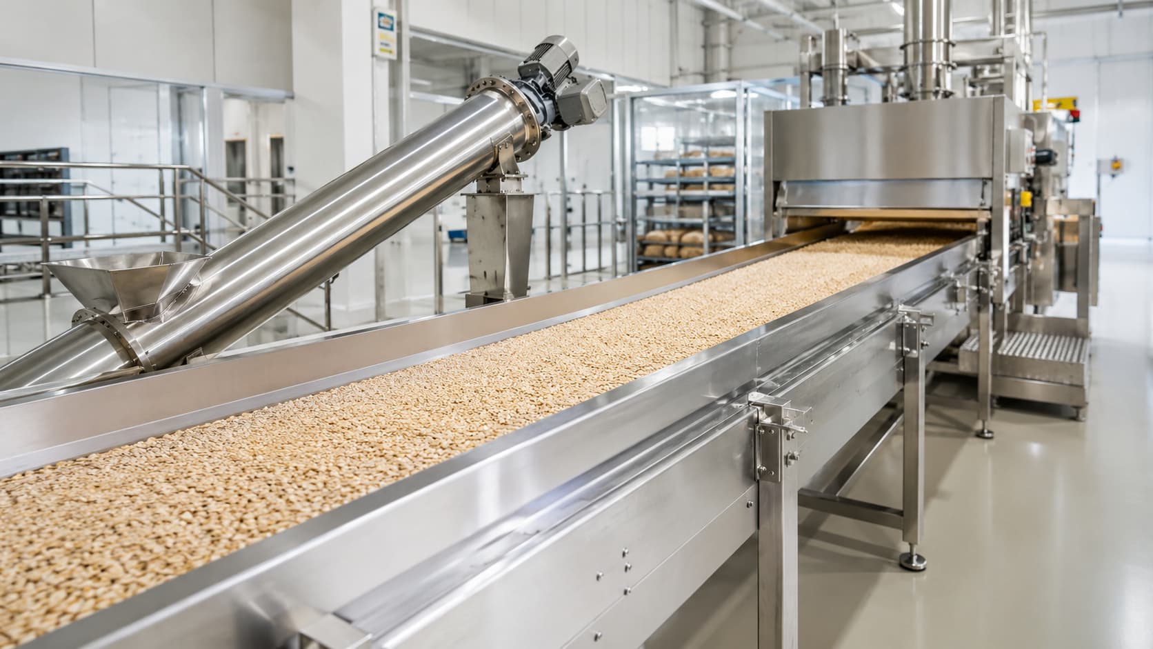 Como otimizar o transporte de sólidos no setor de alimentos